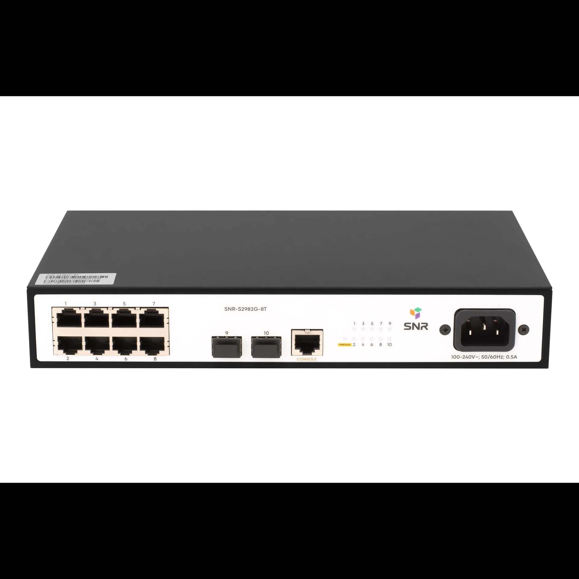 Коммутатор/ Управляемый коммутатор уровня 2 SNR-S2982G-8T-RPS