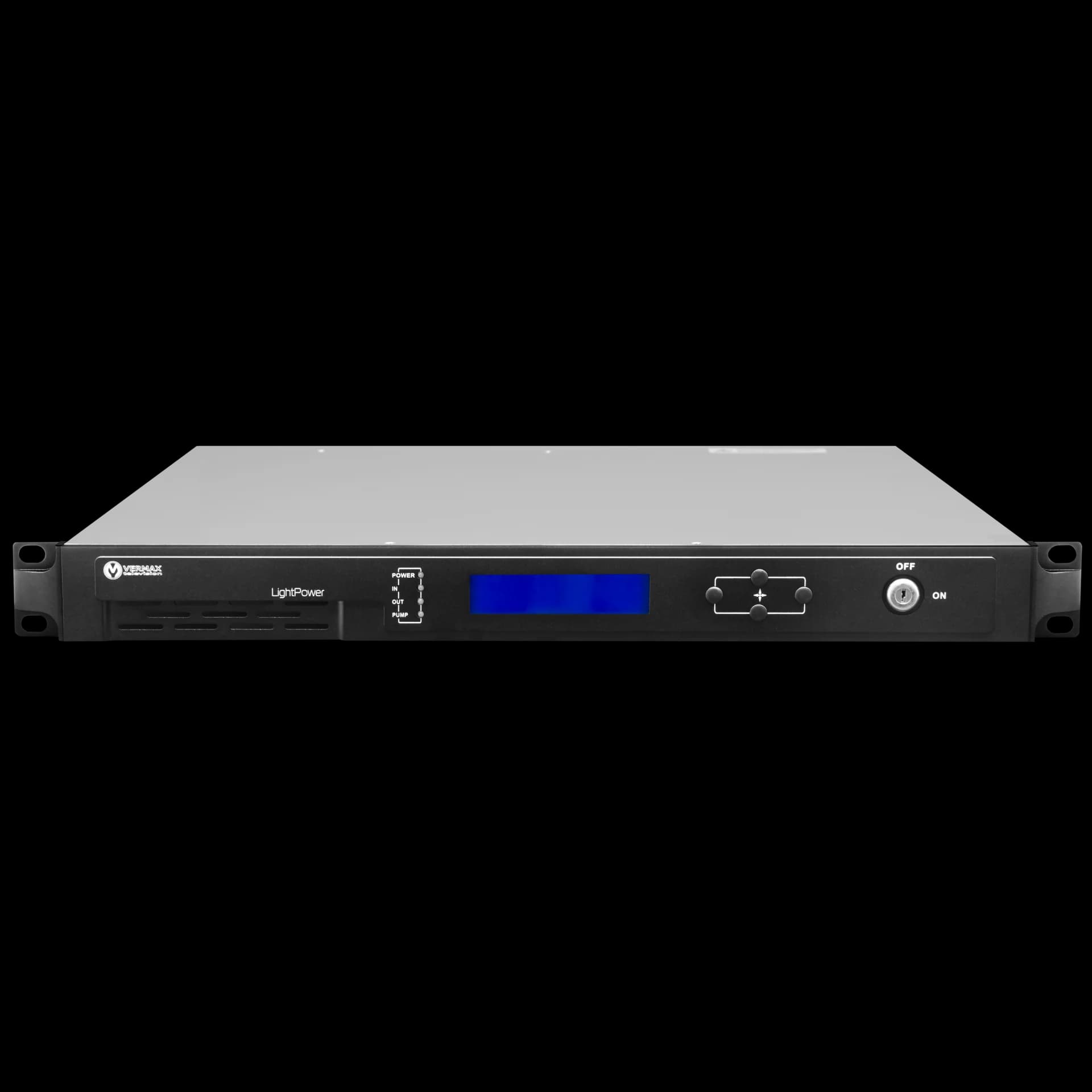 Оптический усилитель VERMAX для сетей КТВ, 24dBm выход, 2 входа