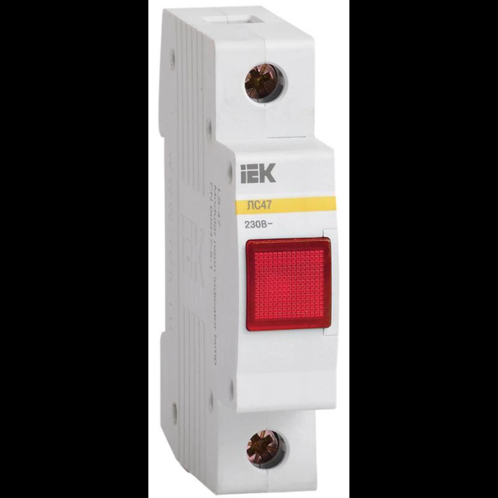 Лампа сигнальная ЛС-47 красн. IEK MLS10-230-K04