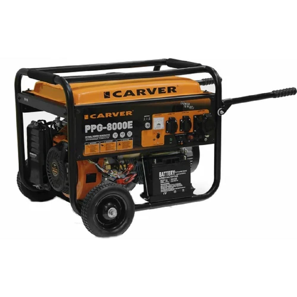 Генератор CARVER PPG- 8000Е бензин