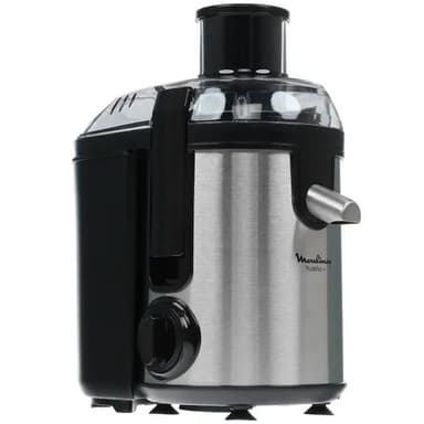 Соковыжималка центробежная Moulinex JU420D10 400Вт рез.сок.:950мл. серебристый/черный