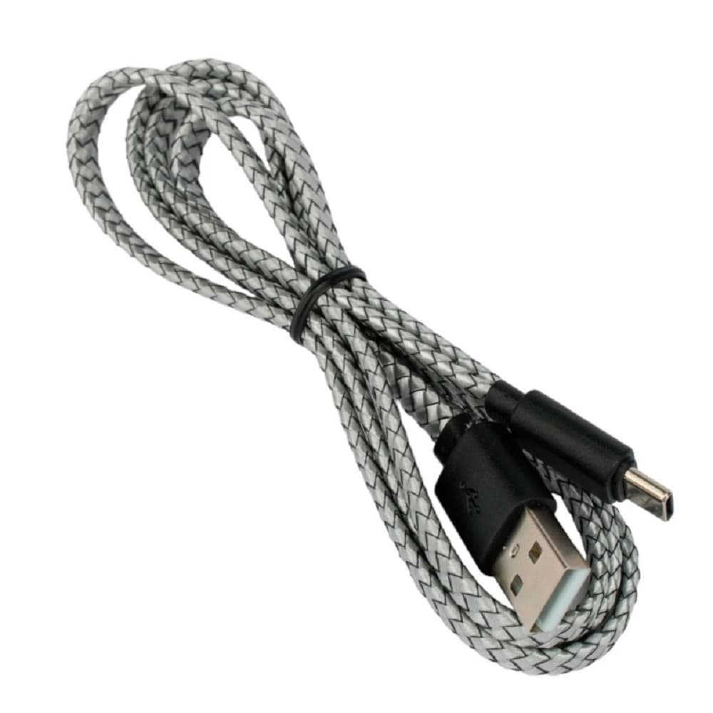 Кабель USB - USB Type-C, 1м, Cablexpert CC-USB2-AMCM-FL-1M