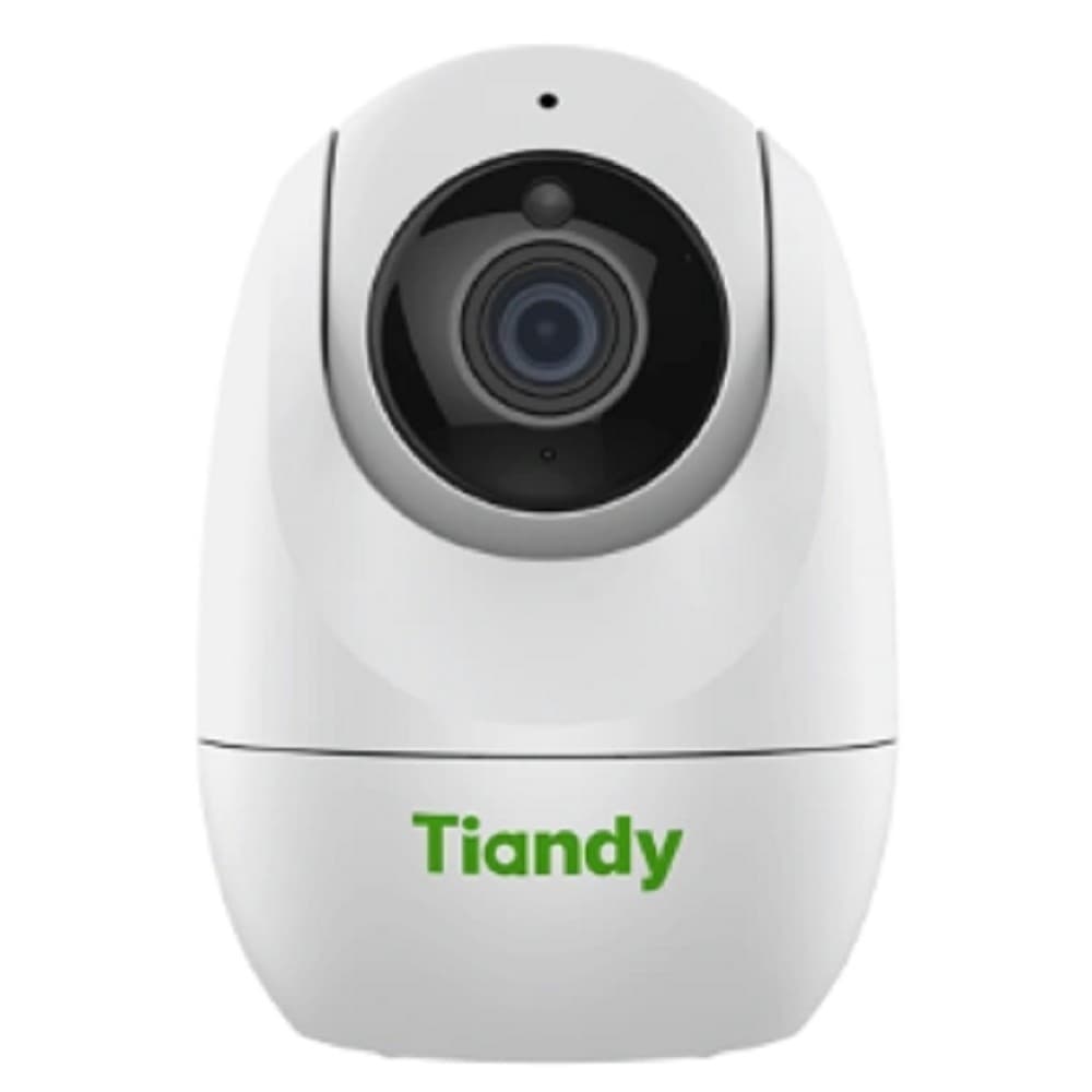 Tiandy TC-H332N 9DA-4 компактная поворотная домашняя, 3Мп, 2304х1296@20к/c, DWDR, цвет: 0.05лк, S+265, H.265(HP), S+264, H.264(HP, MP, BP), объектив 4мм, встроенные микрофон и динамик, G.711A, G.711U