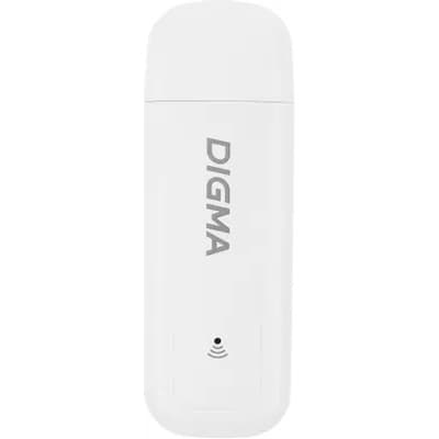 Digma Dongle WiFi DW1960WH Модем 3G/4G USB Wi-Fi Firewall +Router внешний белый