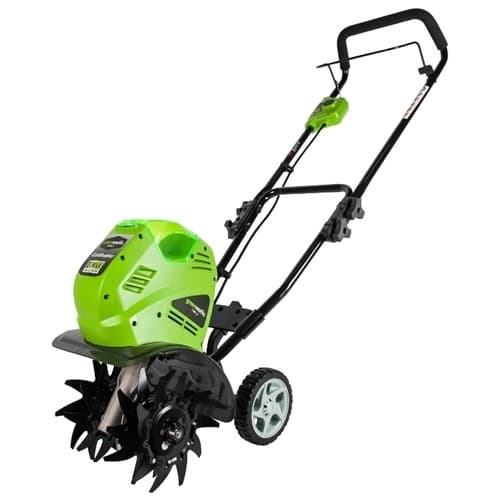 Культиватор аккум. GREENWORKS 27087 40В g-max40 21-26см глубина 20см 350об/мин (БЕЗ АККУМ и ЗУ)