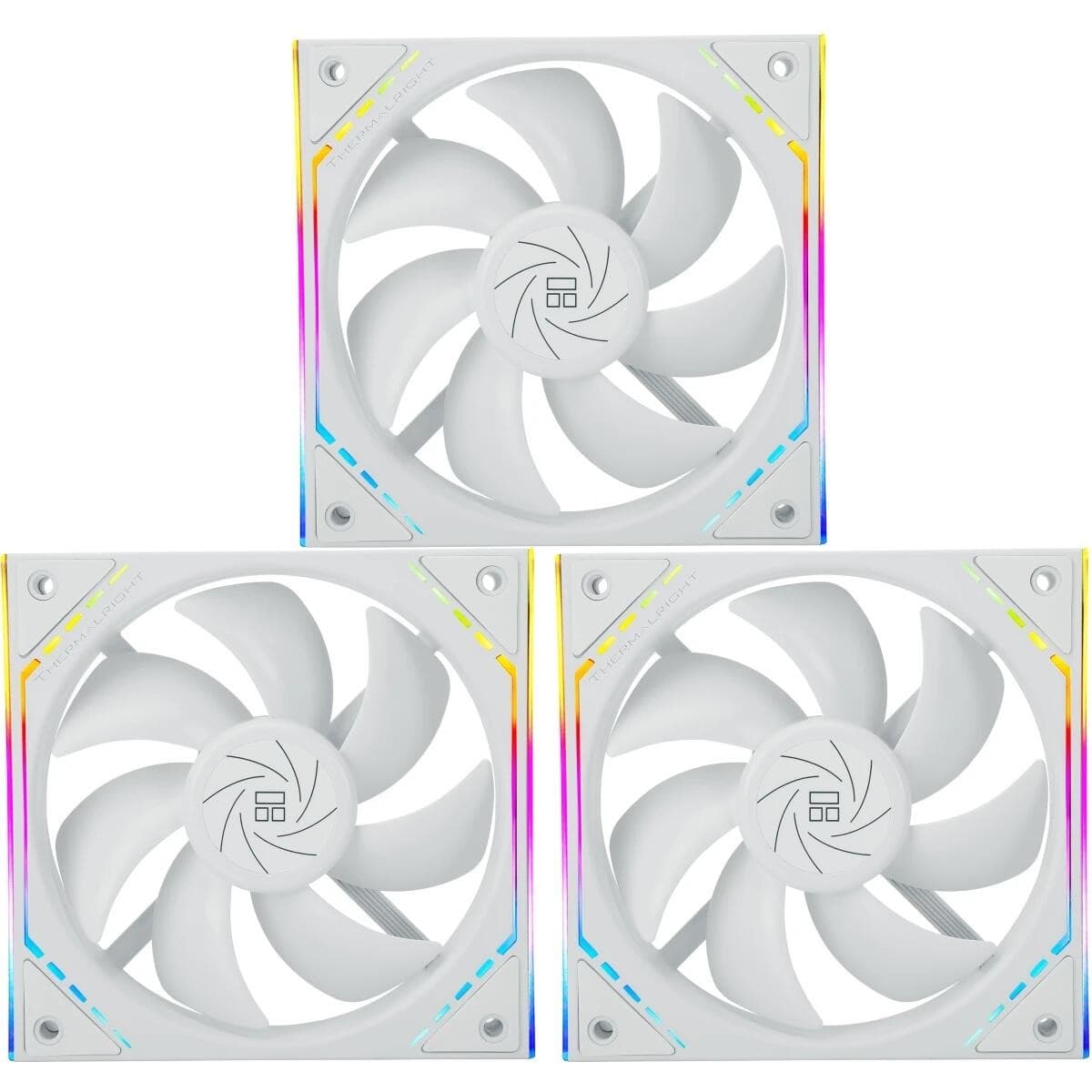 Thermalright Комплект вентиляторов (3 шт.) TL-M12W X3 (Pack of 3) / ARGB / 120mm PWM / TRTLM12W.3P