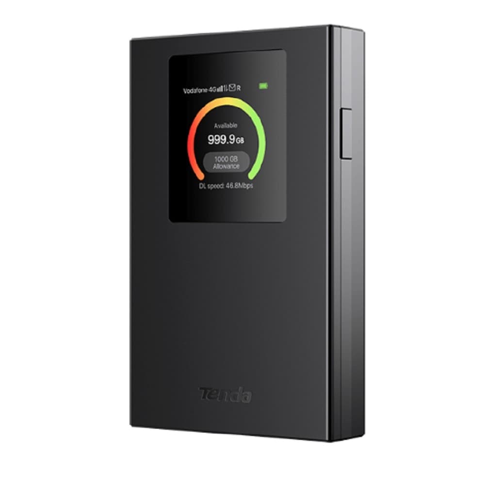 TENDA 4G185 4G LTE мобильный роутер, встроенная батарея 2100 мАч, Micro SIM slot, USB-C port