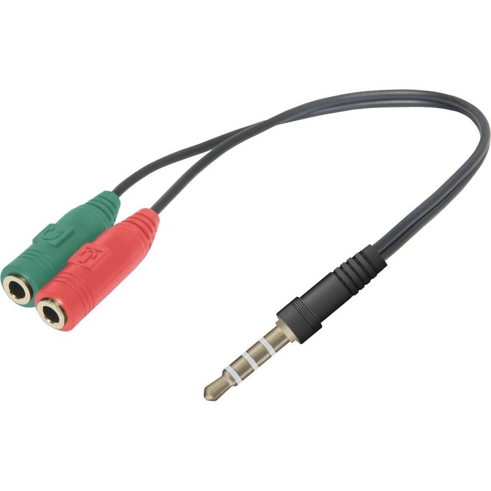 Defender Переходник Headset Jack 2*3.5jack—3.5 4pin jack 0,15м