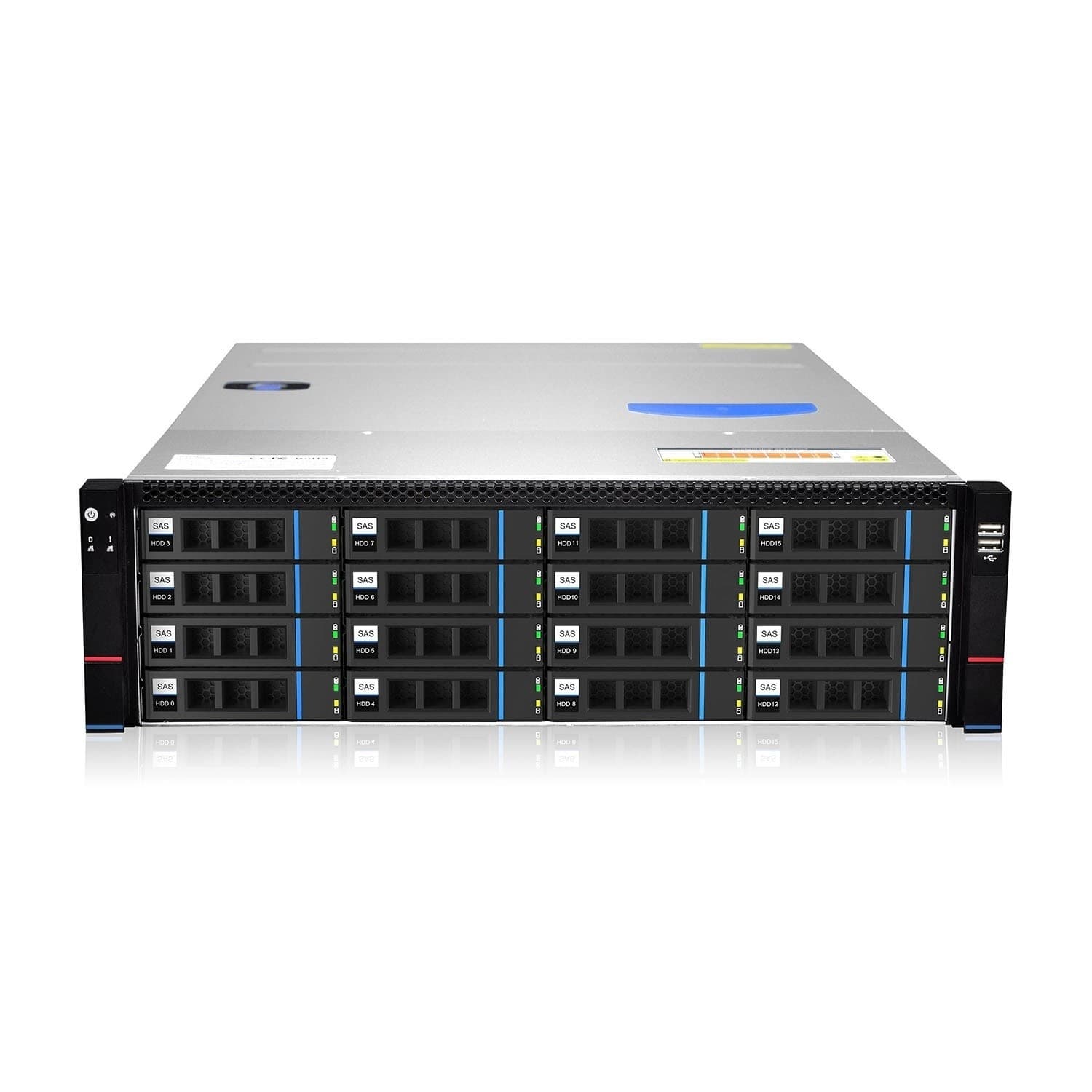 Gooxi RMC3116-670-HS-D 3U 16x 3.5" (2.5"); 2x 2.5" rear SAS/SATA; 12Gb/s passive backplane (4xSFF-8643); MB EEB/CEB/ATX/Micro ATX; 7x FHFL slots; 2x1300W(EU power cables), rail