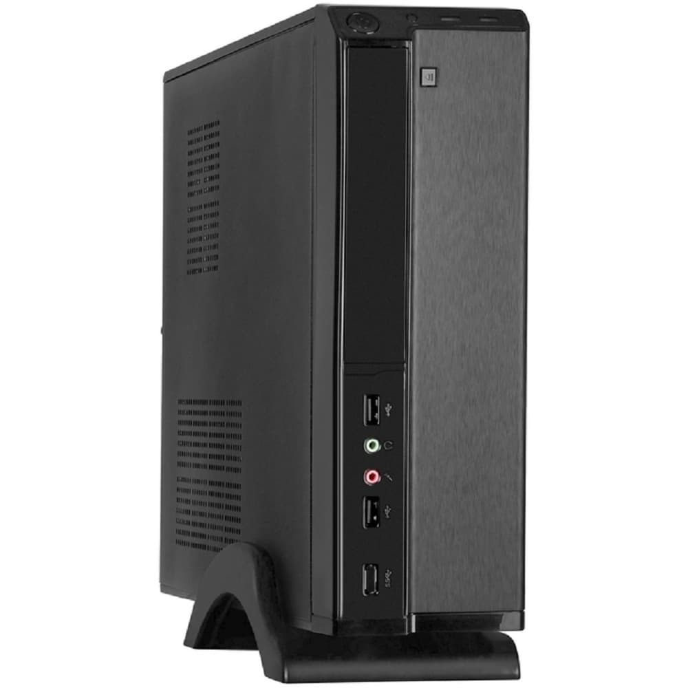 Exegate EX268689RUS Корпус MiniITX Exegate MI-207 Black, miniITX/mATX, <M350, 80mm>, 2*USB, Audio