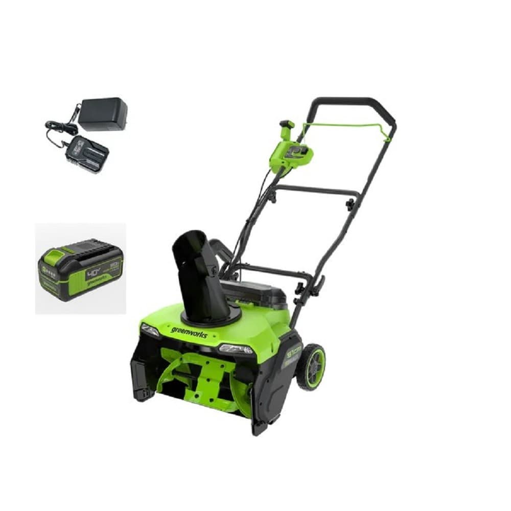 Снегоуборщик электр. Greenworks GD40STX2 1.8кВт