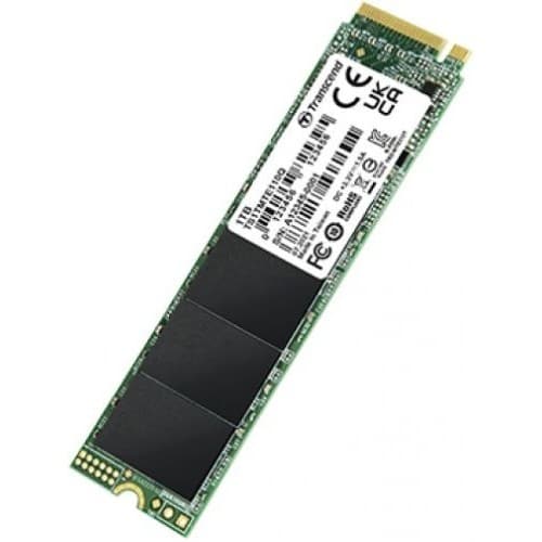 Transcend SSD 1Tb M.2 2280, NVMe PCIe Gen3 x4, M-Key, 3D NAND TLC, TS1TMTE110Q