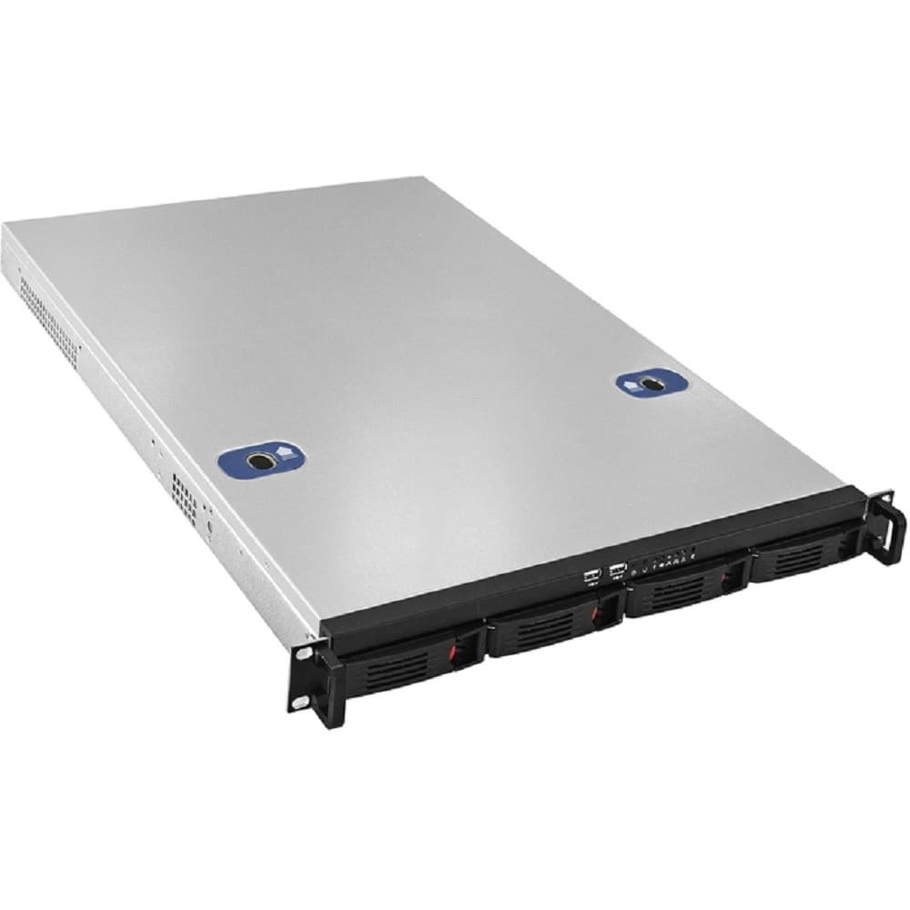 Exegate EX264267RUS Серверный корпус Exegate Pro 1U660-HS04 <RM 19", высота 1U, глубина 660, без БП, 4xHotSwap, USB>