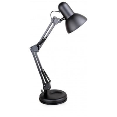 Camelion KD-313 C02 черный (Светильник настольный,230V 40...60W, E27)