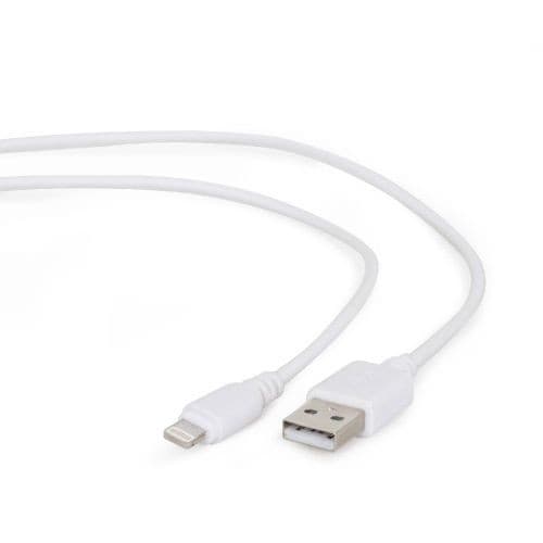 Кабель USB - Lightning, 1м, Filum FL-C-U2-AM-LM-1M-W