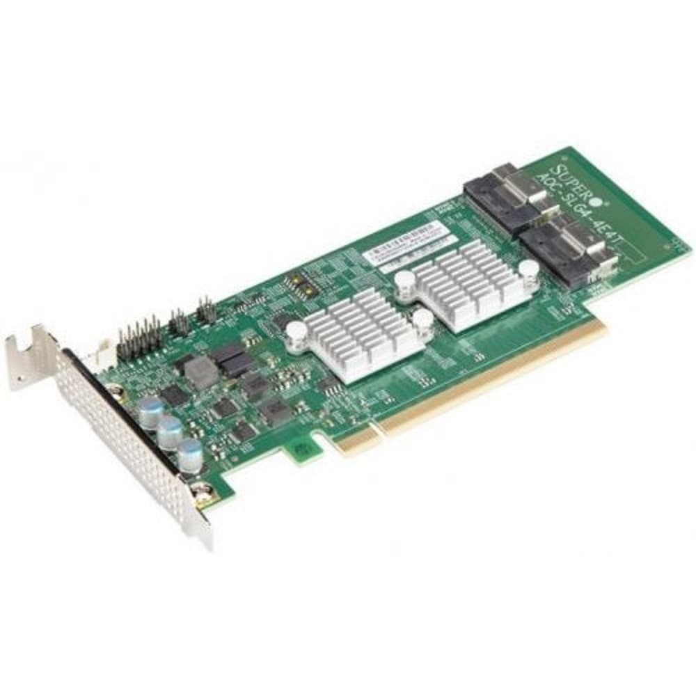 Supermicro AOC-SLG4-4E4T-O 4-Port Retimer, x16 PCIe Gen 4,RoHS