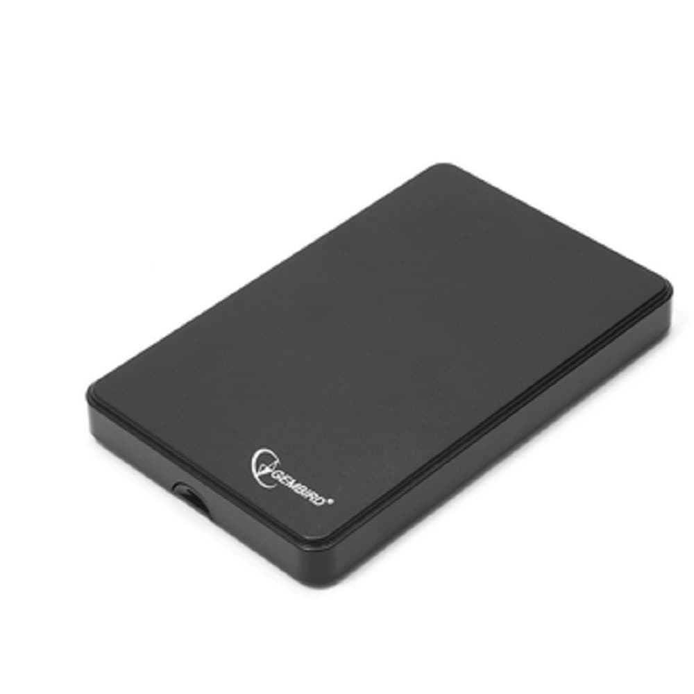Gembird EE2-U2S-40P Внешний корпус 2.5" Gembird EE2-U2S-40P, черный, USB 2.0, SATA, пластик