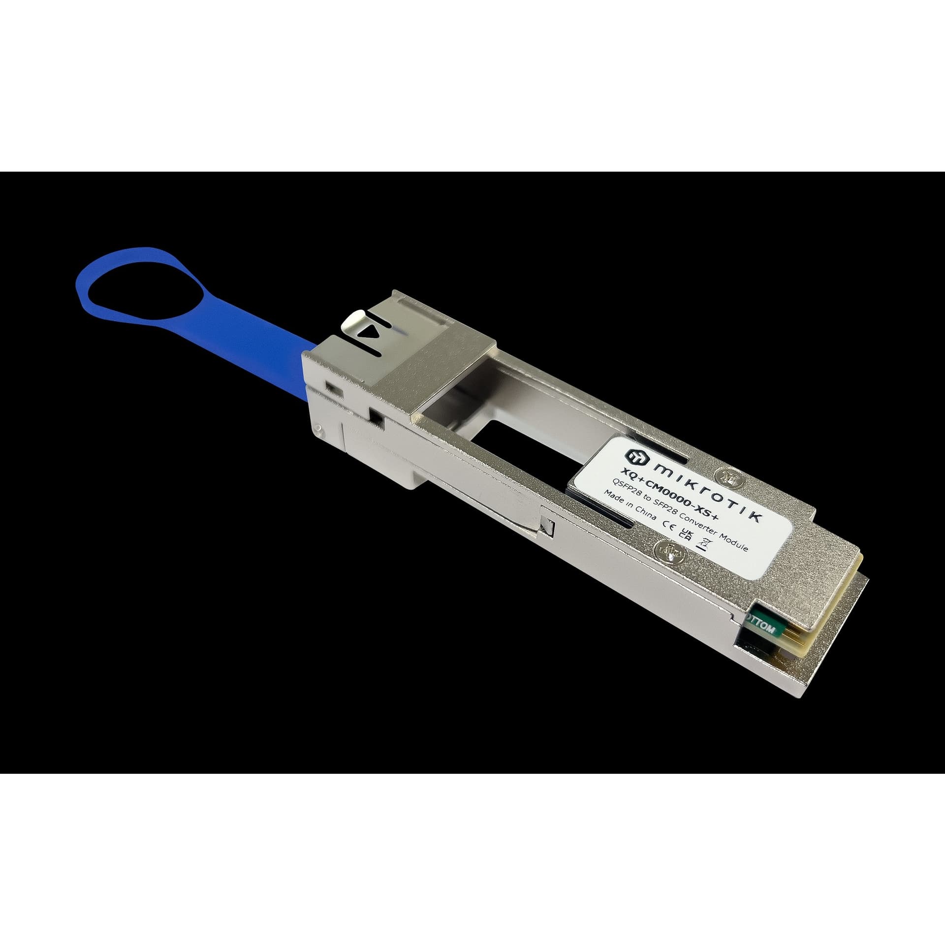 MikroTik XQ+CM0000-XS+ Трансивер переходник QSFP28(100G) - SFP28(25G)