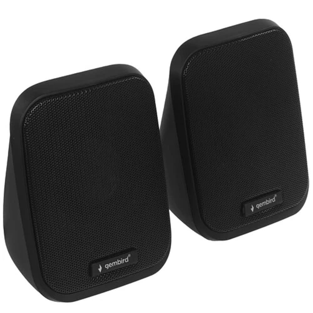 Акустич. система 2.0 Gembird SPK-100, черный, 6 Вт, рег. громкости, USB-питание