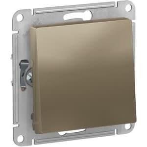 Systeme electric ATN000561 ATLASDESIGN 1-клавишный ПЕРЕКЛЮЧАТЕЛЬ, сх.6, 10АХ, механизм, ШАМПАНЬ