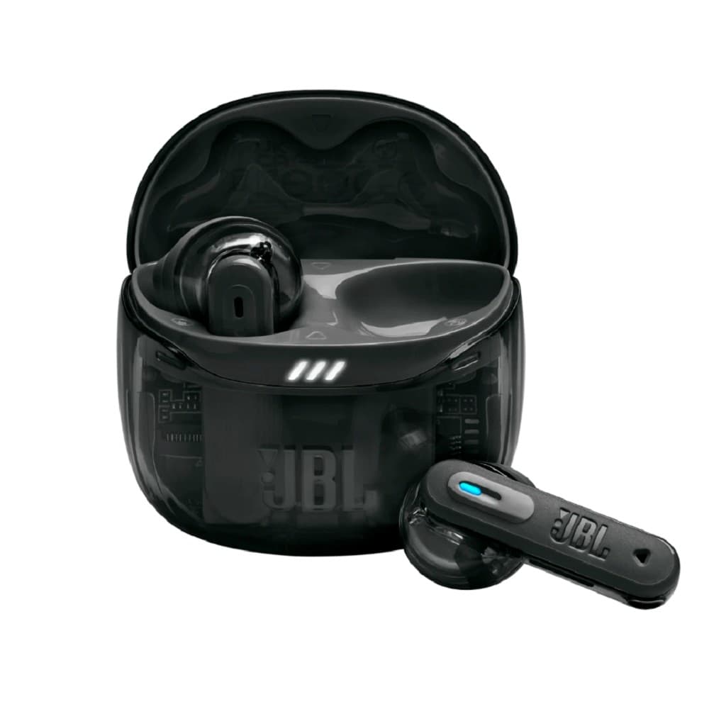 Наушники JBL, модель Tune Flex 2 Ghost - прозрачно-черный