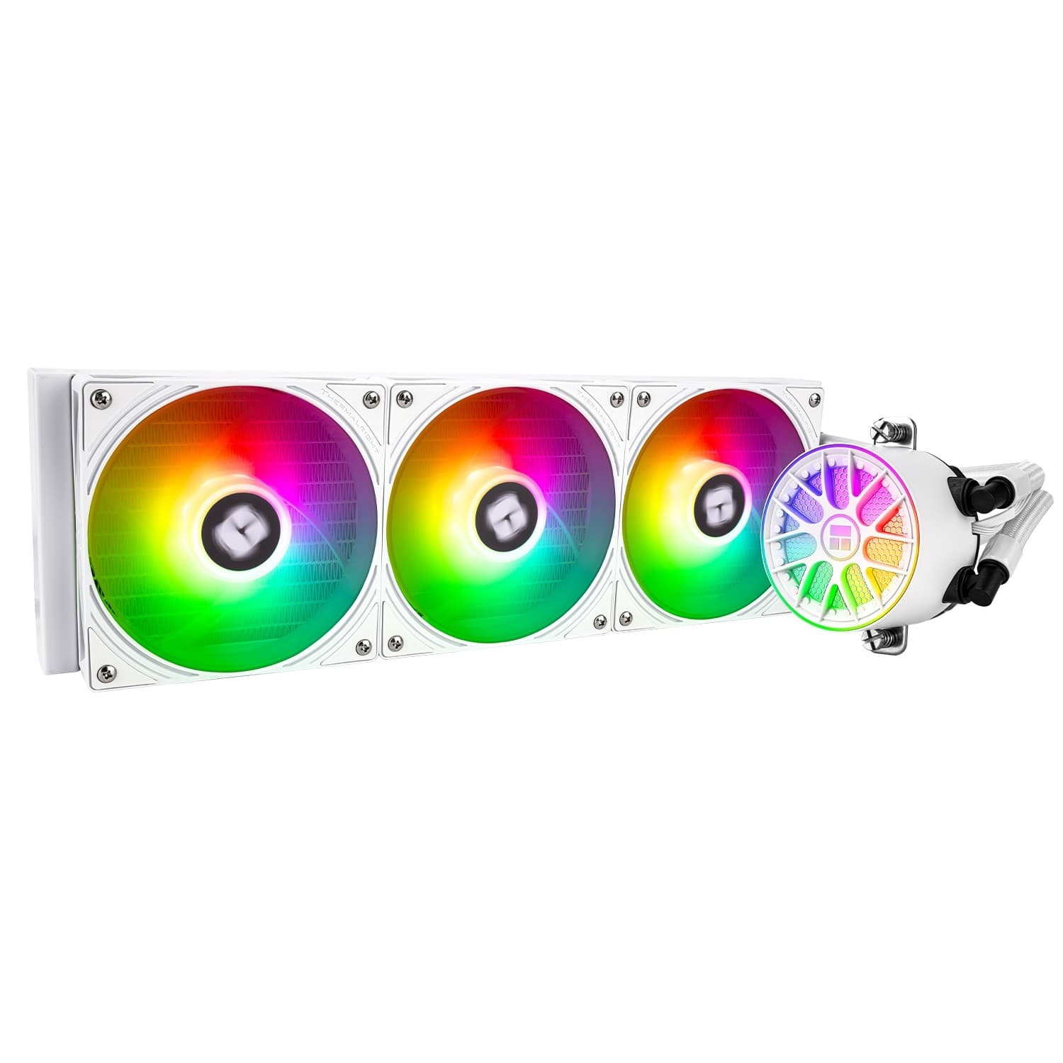 Thermalright Система водяного охлаждения Aqua Elite 360 V6 ARGB White / Black / 3x120mm ARGB PWM Fans / TRAE360V6AW