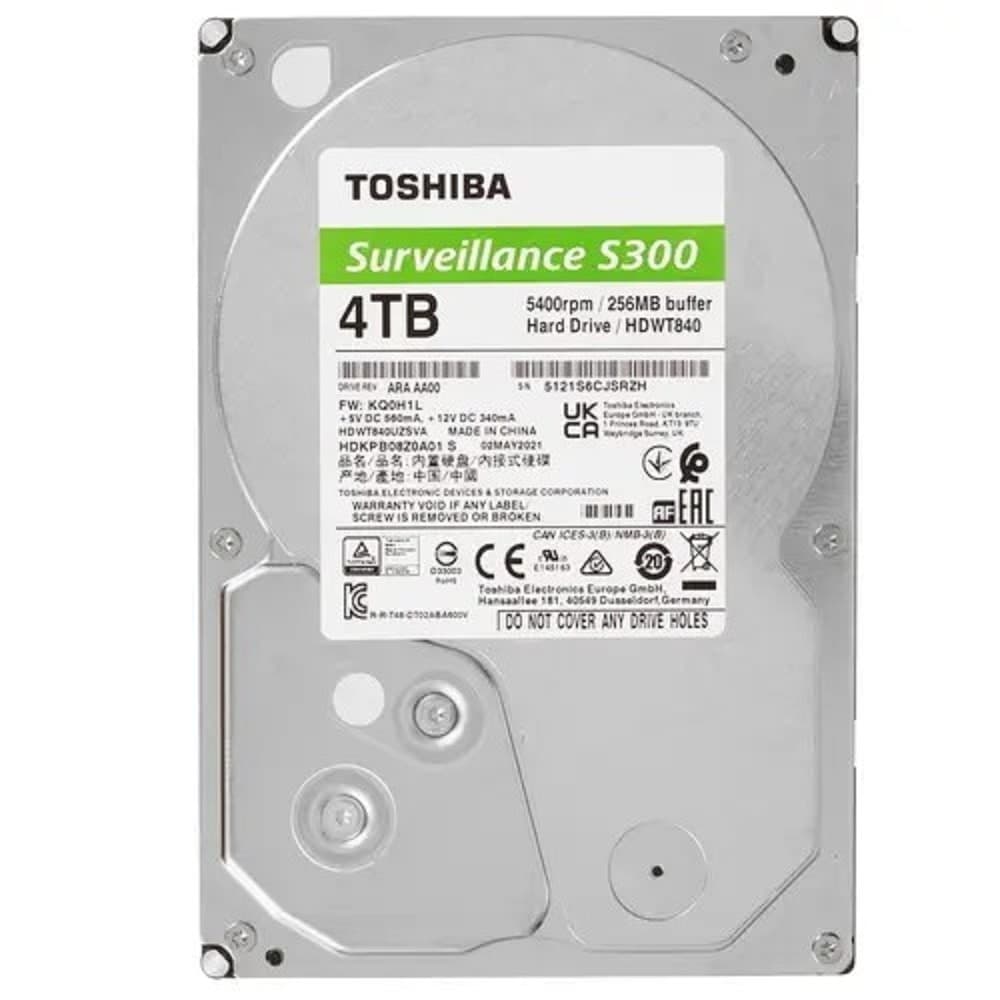 4TB Toshiba Surveillance S300 (HDWT840UZSVA)