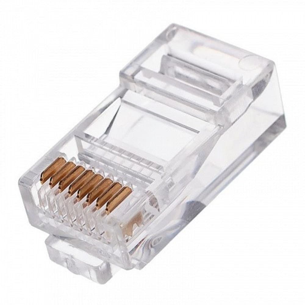 Cablexpert Вилка RJ-45 (8P8C) универсальная. кат.5e. со сквозным отверстием (100 шт.) (LC-PTU-01/100)