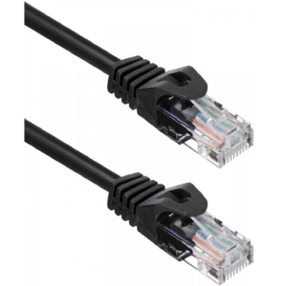 Кабель ACD Патч-корд ACD-LPU5C-20M |ACD-LPU5C-20M| Cat5e UTP 24AWG 4Pair, 7/0.18мм CU Черный, 20м