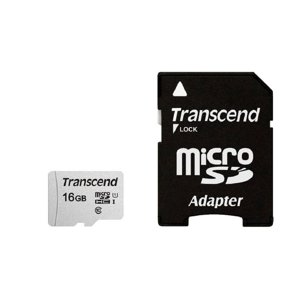 Micro SecureDigital 16Gb Transcend TS16GUSD300S-A