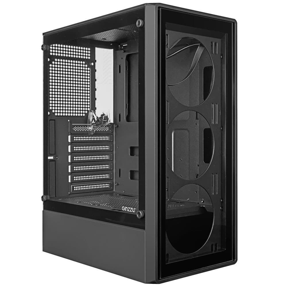 Ginzzu CL125 ATX передняя панель Стекло