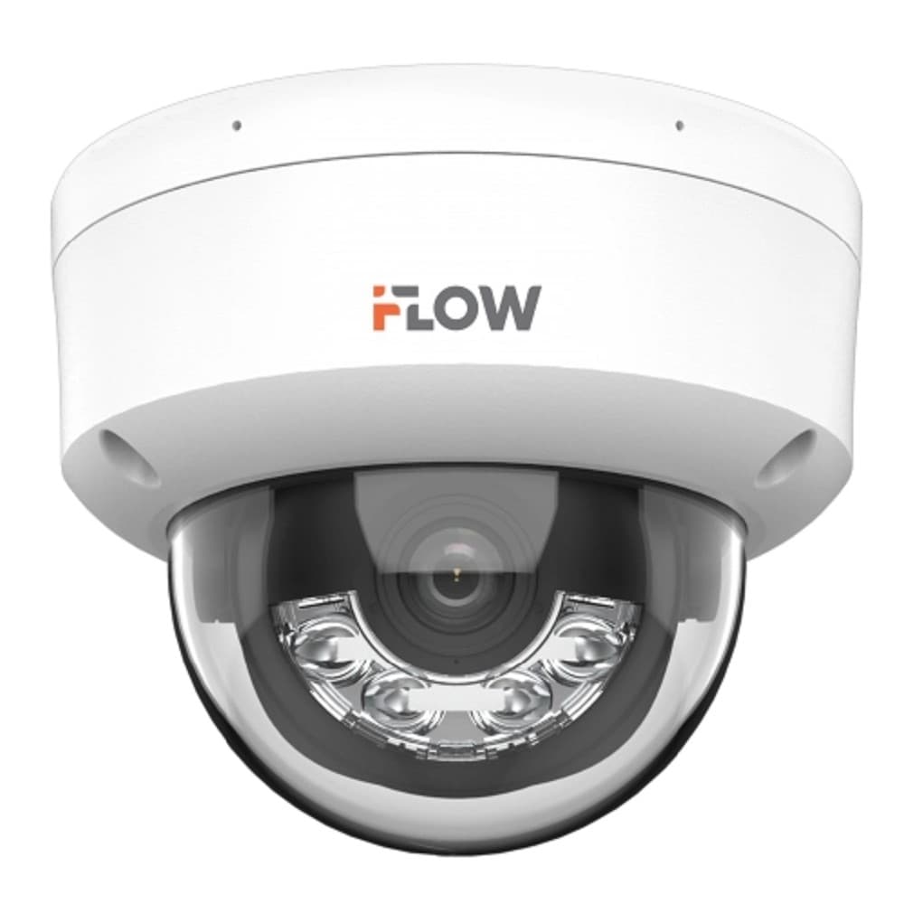 iFLOW F-IC-1446CM(2.8mm) Eco 4Мп уличная купольная IP-камера с гибридной Smart-подсветкой до 30м и технологией BrightVu