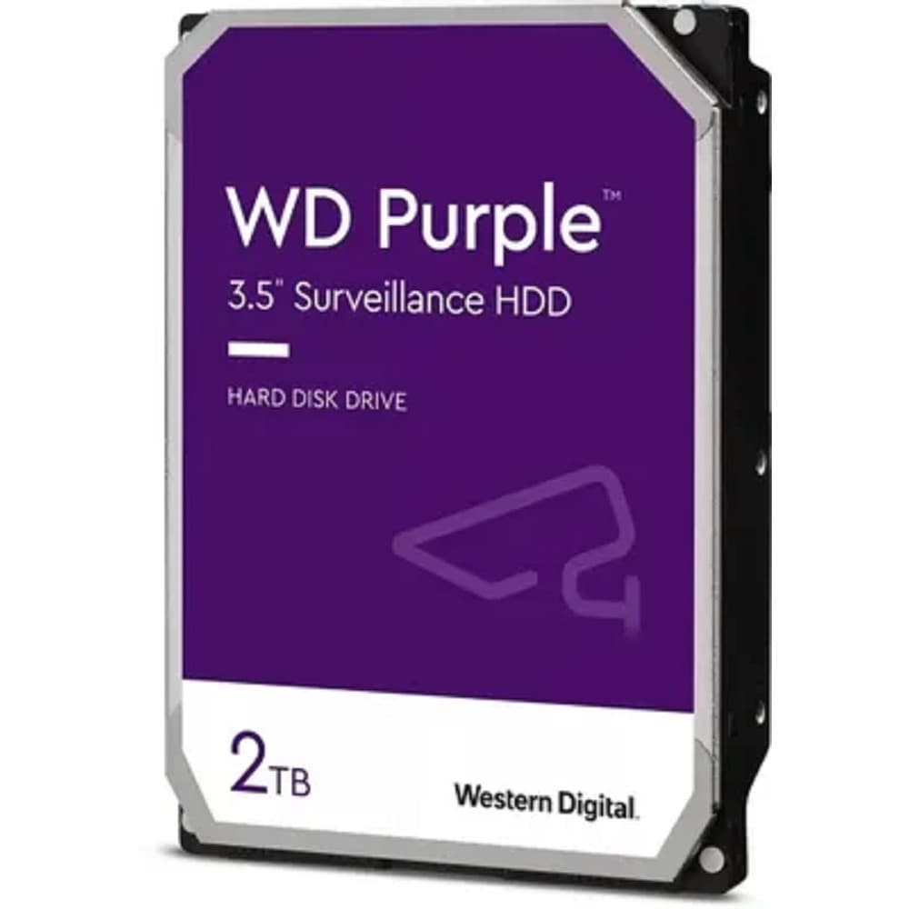Western Digital WD23PURZ Жёсткий диск 2ТБ SATA3 5400об/мин 3.5" для видеонаблюдения