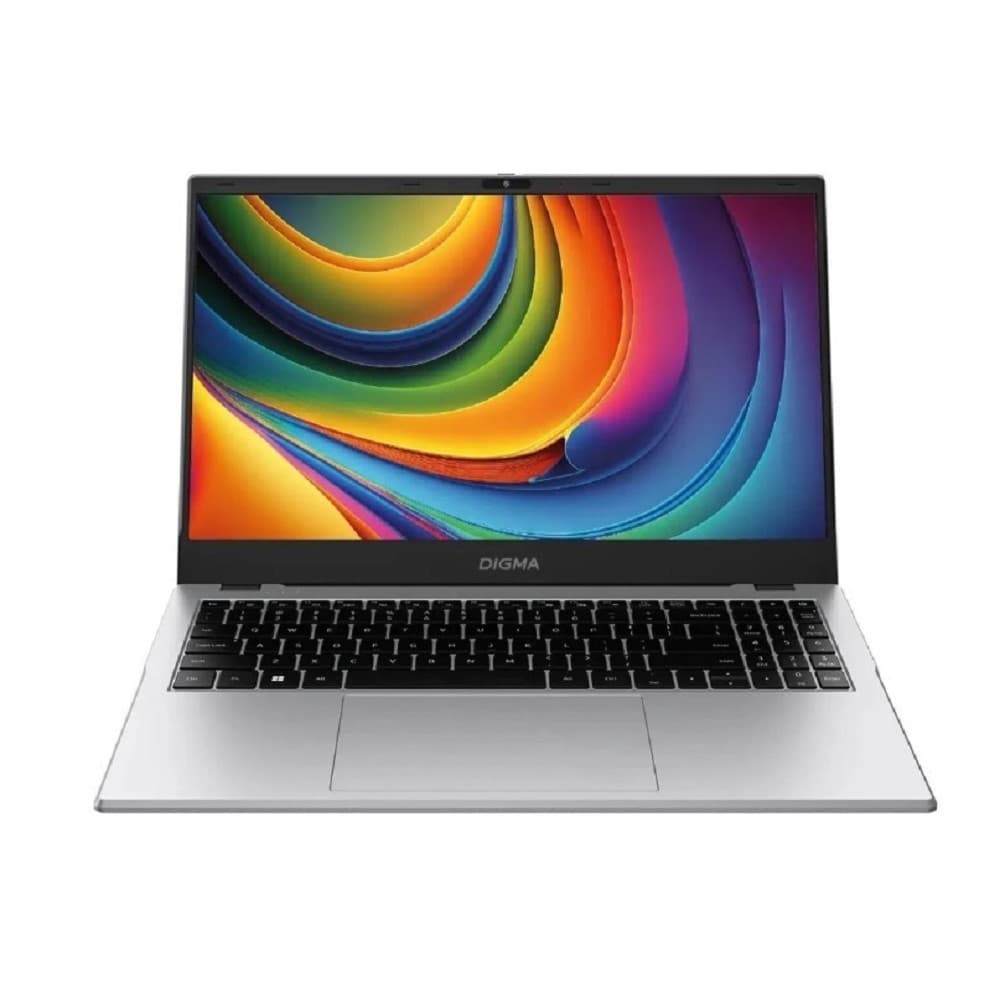 Ноутбук Digma EVE P5852 N-series N200 8Gb SSD 256Gb Intel UHD Graphics 15.6" IPS FHD (1920x1080) Windows 11 Professional silver WiFi BT Cam 5900mAh (DN15N2-8CXW01)