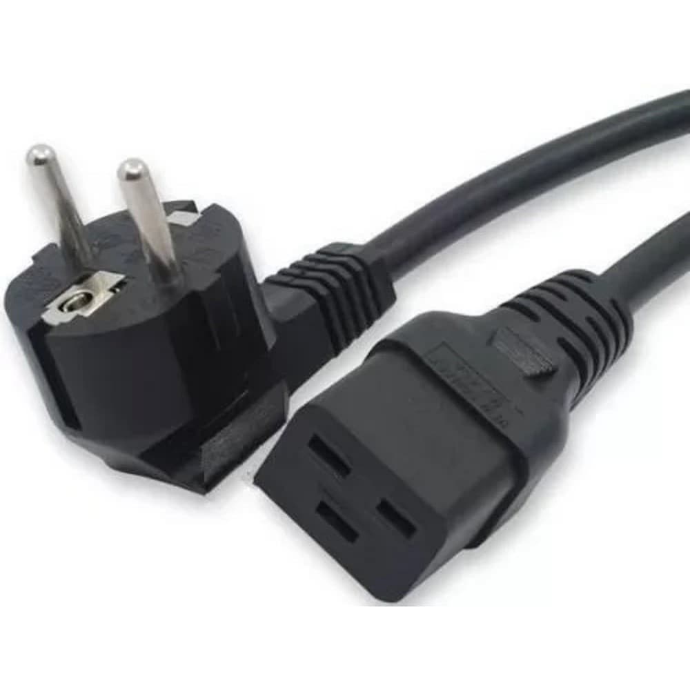 Кабель питания Schuko - C19, 0.5м, Filum FL-PC-SH90/C19-C3-0.5-BK