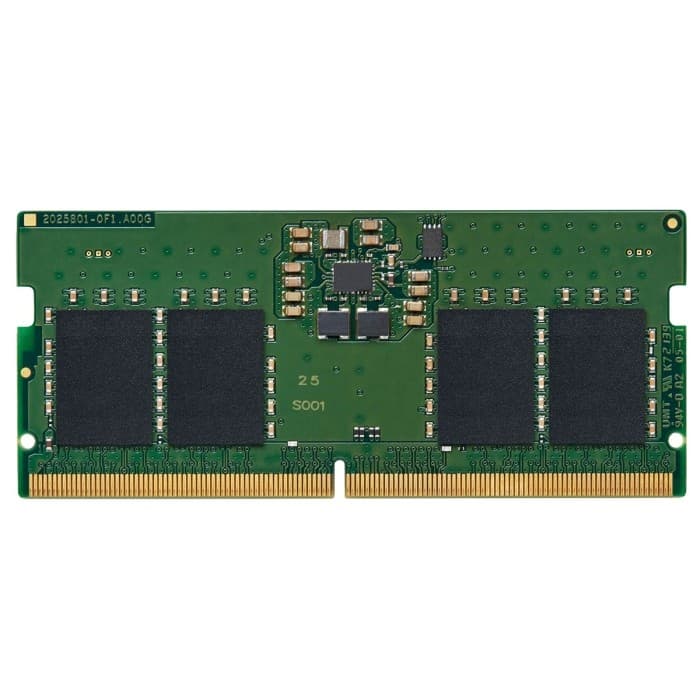 Kingston 8GB 5200MT/s DDR5 Non-ECC CL42 SODIMM 1Rx16 KVR52S42BS6-8