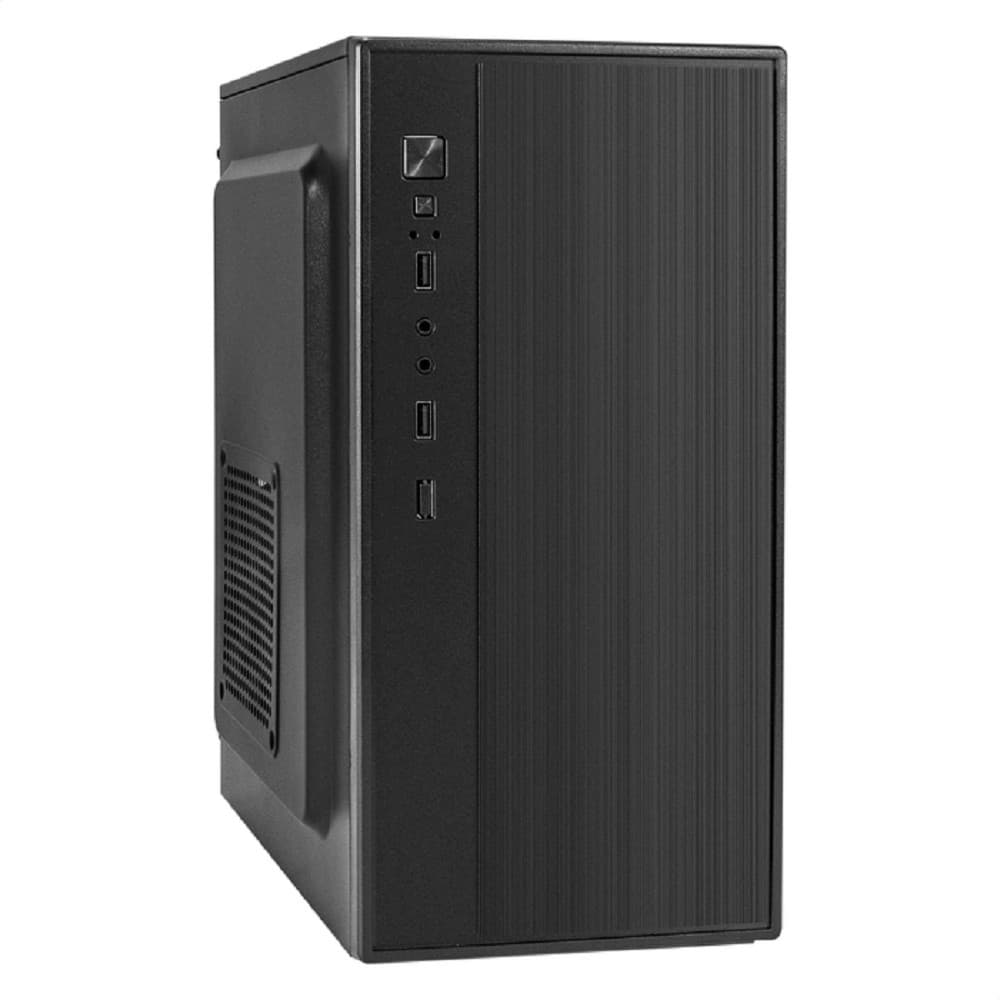Exegate EX299271RUS Корпус Minitower ExeGate BAA-408-UNS500 (mATX, БП UNS500 с вент. 12см, 2*USB, HD Audio, черный)