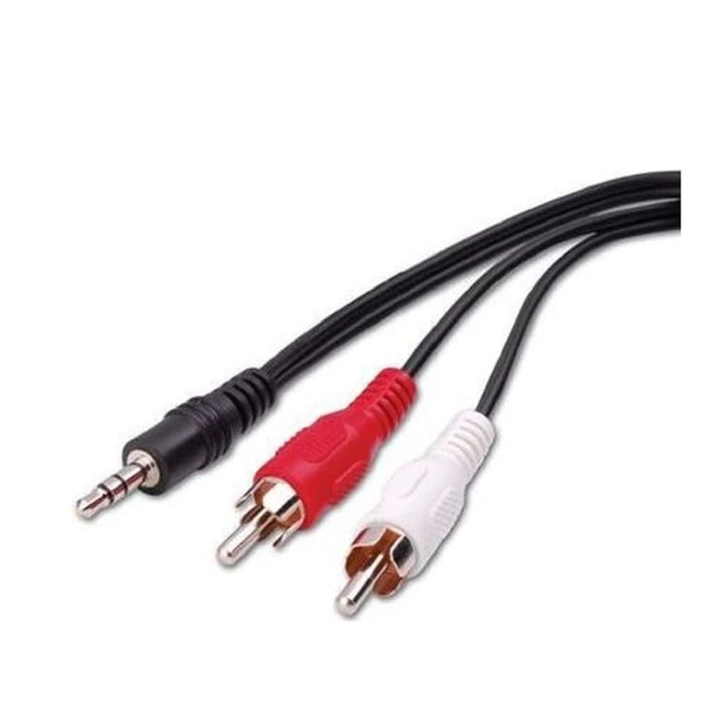 PERFEO Кабель Jack 3.5 мм вилка - 2xRCA вилка, длина 2 м. (J2003)