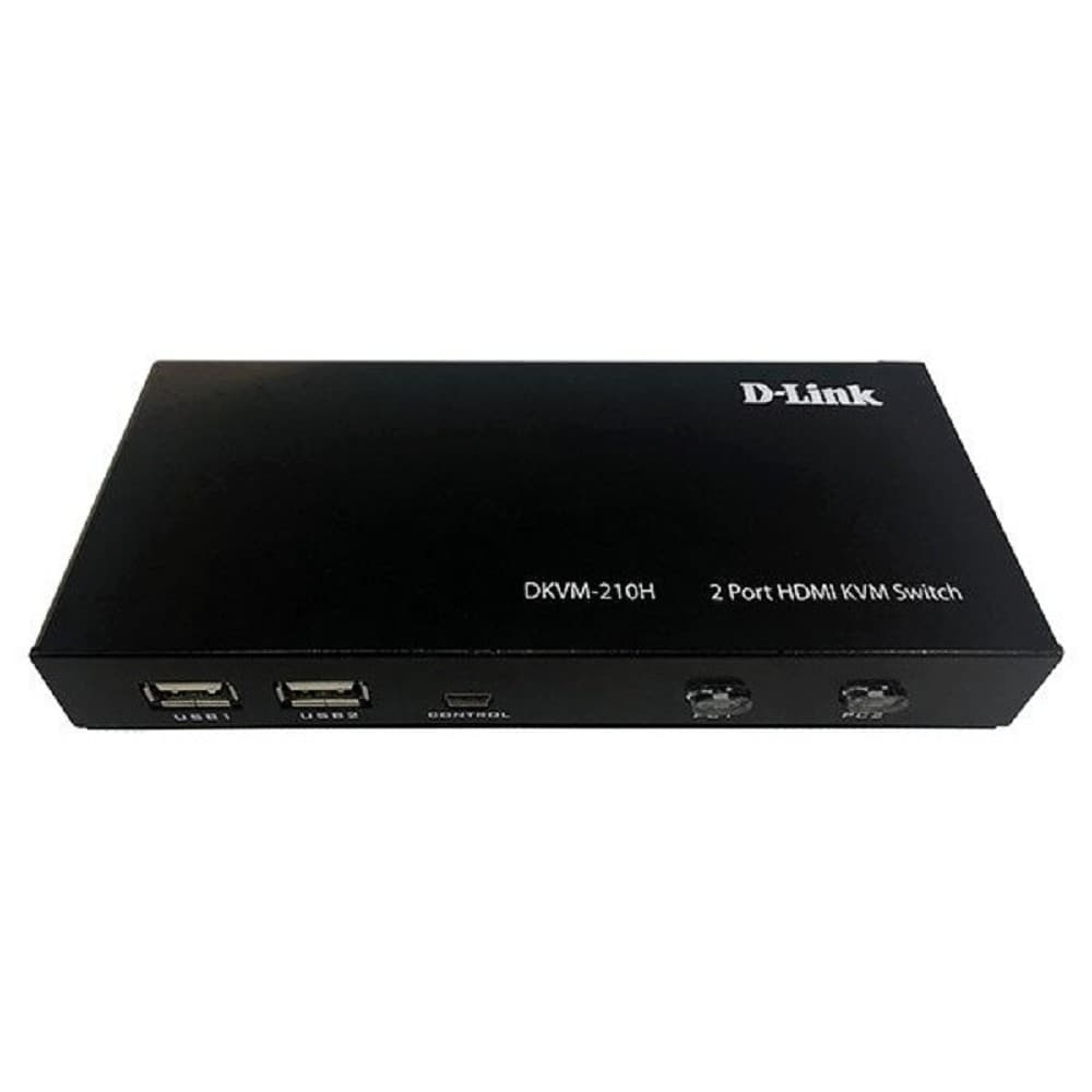 D-Link DKVM-210H/A1A 2-портовый KVM-переключатель с портами HDMI и USB