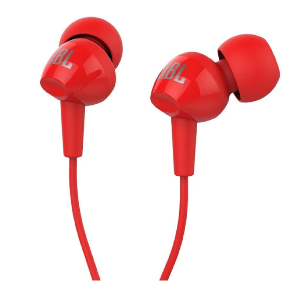 Наушники JBL C100SI Wired In-Ear Headphones Red