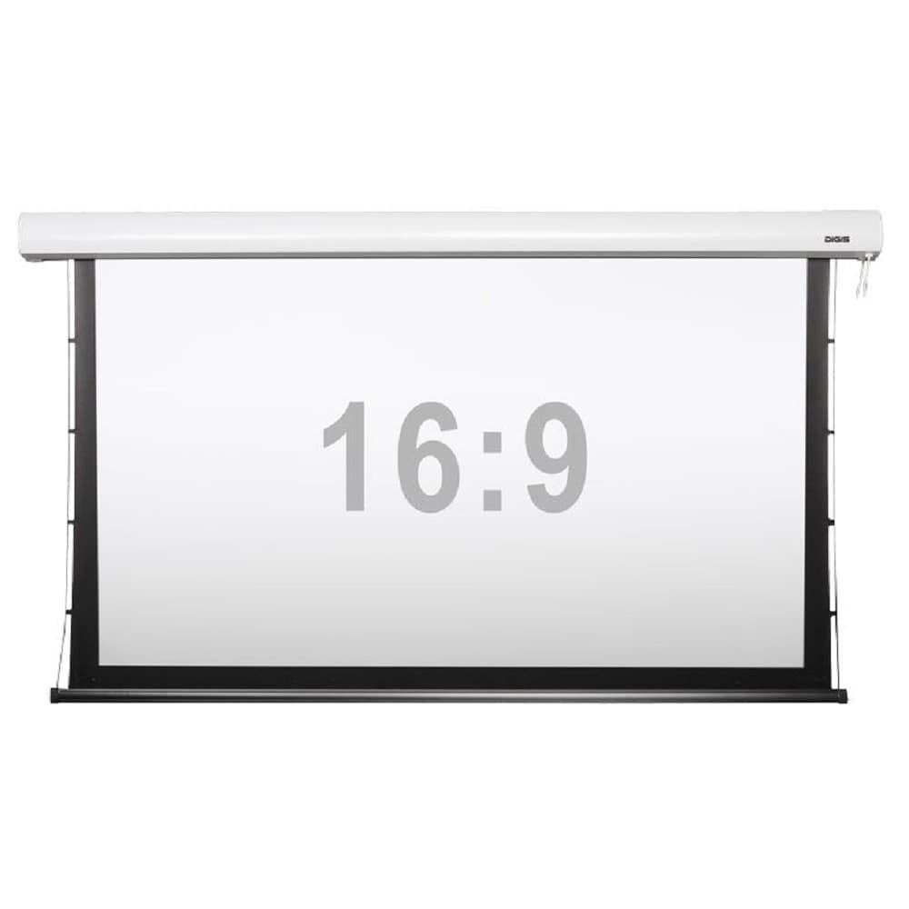 Экран настенный с электроприводом Digis DSTP-16908 (TAB-Tension Prime, формат 16:9, 162", 369x238, рабочая поверхность 360x200, MW)