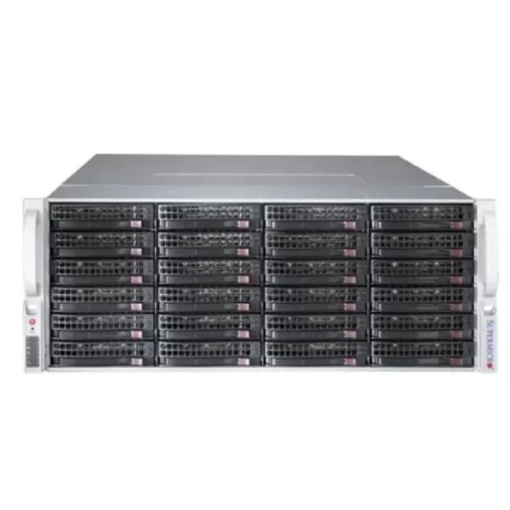 Supermicro CSE-847BE1C4-R1K23LPB4 Корпус/ 4U, Optimized chassis cooling with redundant , 36x3.5" hot-swap SAS/SATA drive bays supporting SAS3/2 or SATA3 HDDs with 12Gbps throughput, Redundant 1200