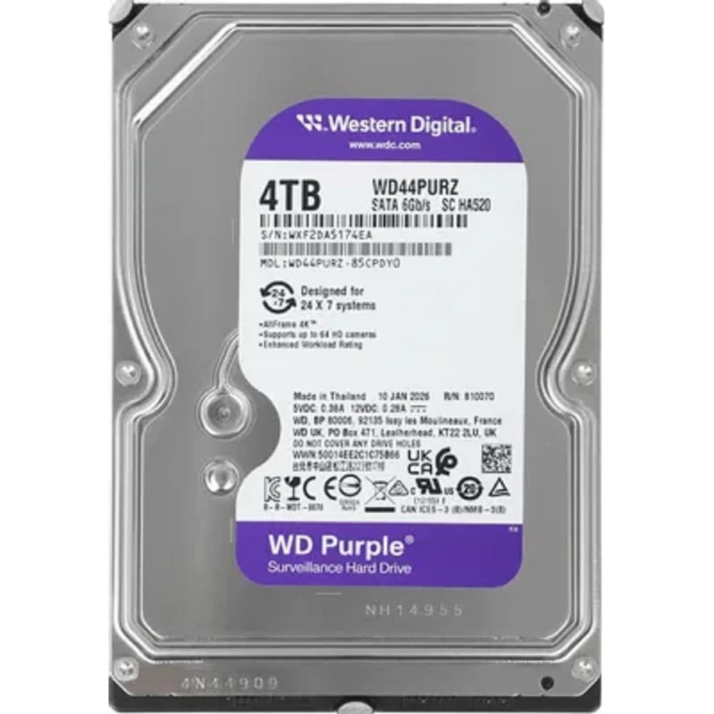 4TB WD Purple (WD44PURZ)