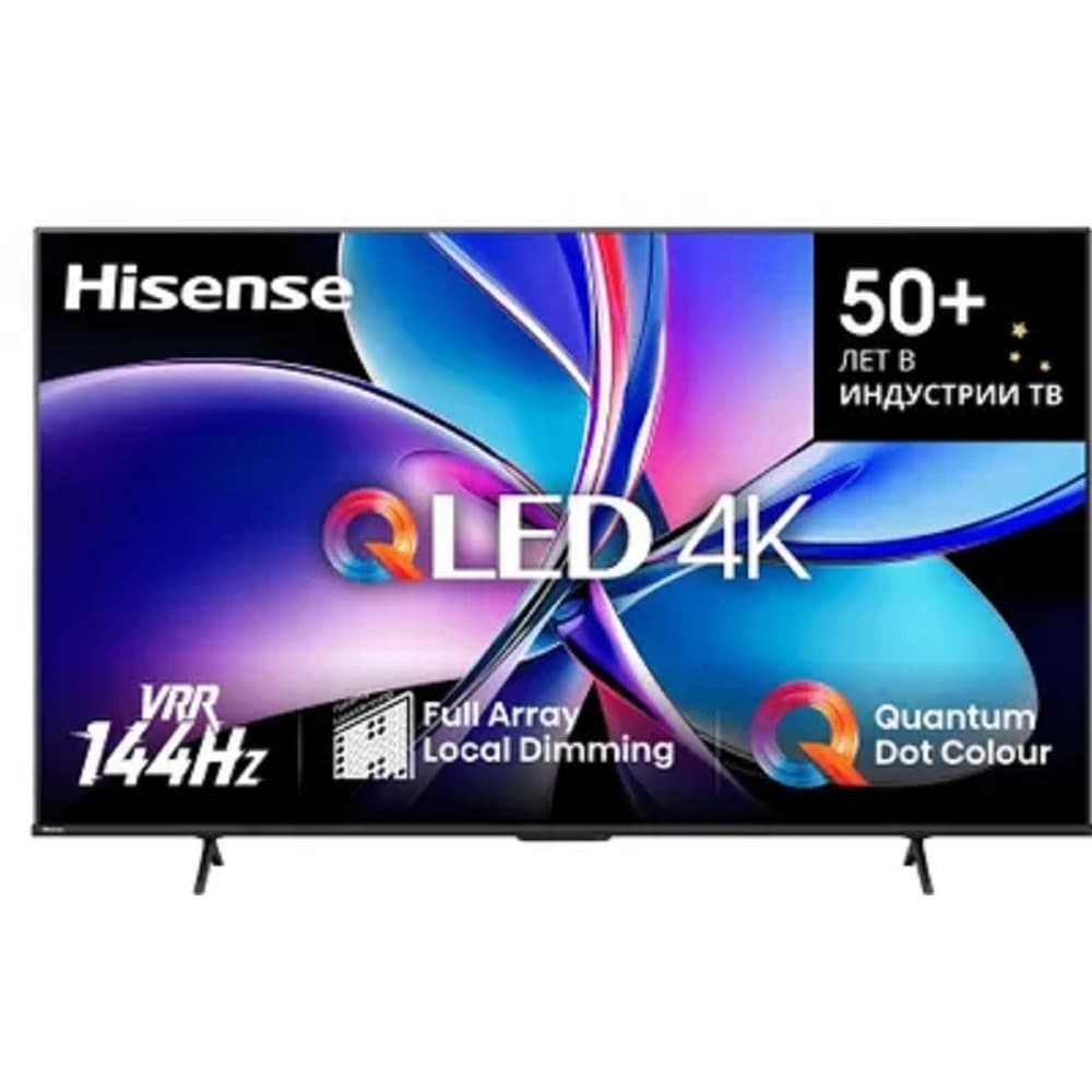 Hisense 65" 65E7Q черный 4K Ultra HD 60Hz MEMC DVB-T DVB-T2 DVB-C DVB-S DVB-S2 USB WiFi Smart TV