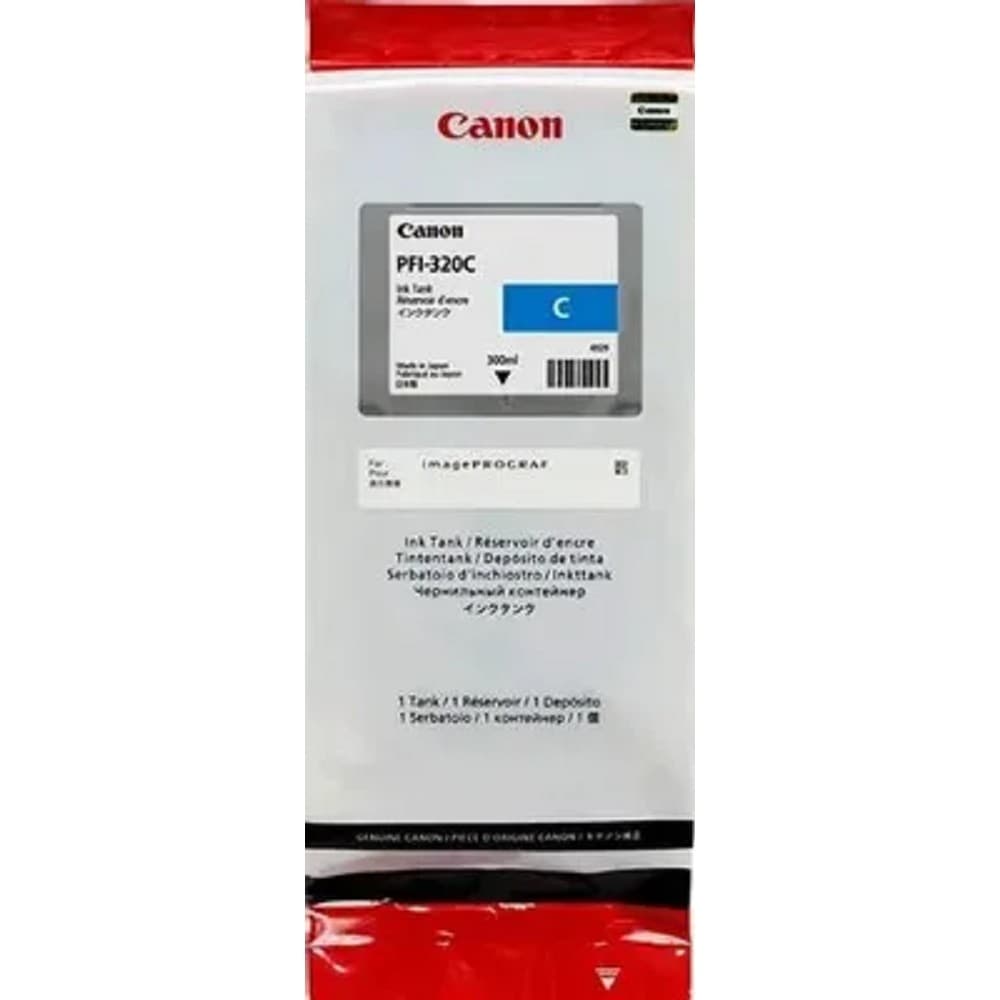 Canon PFI-320С Картридж для Canon TM-200/TM-205/TM-300/TM-305, голубой, 300 мл