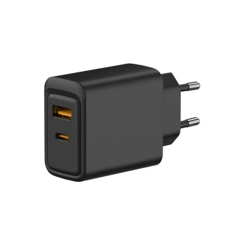 Rexant (18-2219) Сетевое зарядное устройство с портами USB-A и USB-C, 30Вт, черное
