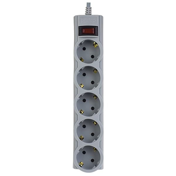 Perfeo Сетевой фильтр "POWERX", PF_A4719 (5,0м, 5 розеток, серый)