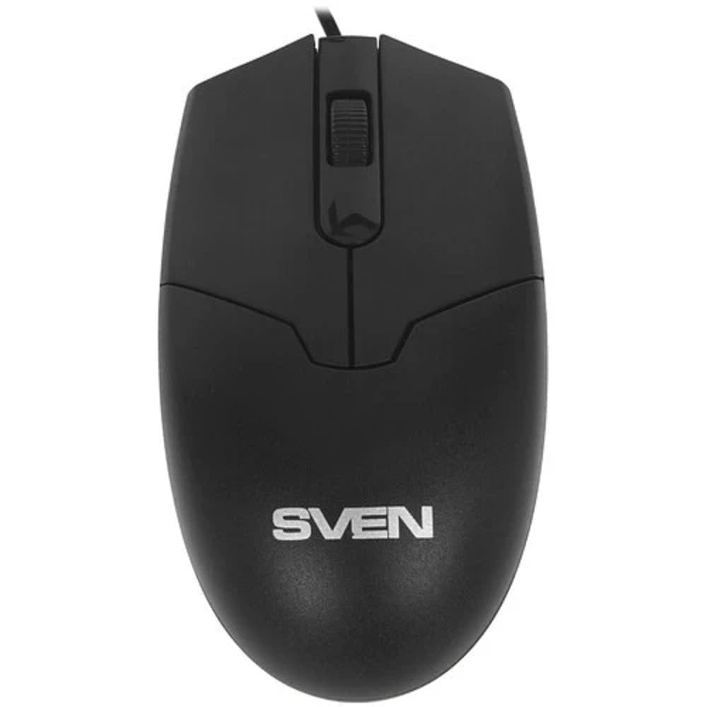 Мышь Sven RX-30 USB чёрная (2+1кл. 1000DPI, каб. 2м., кор)