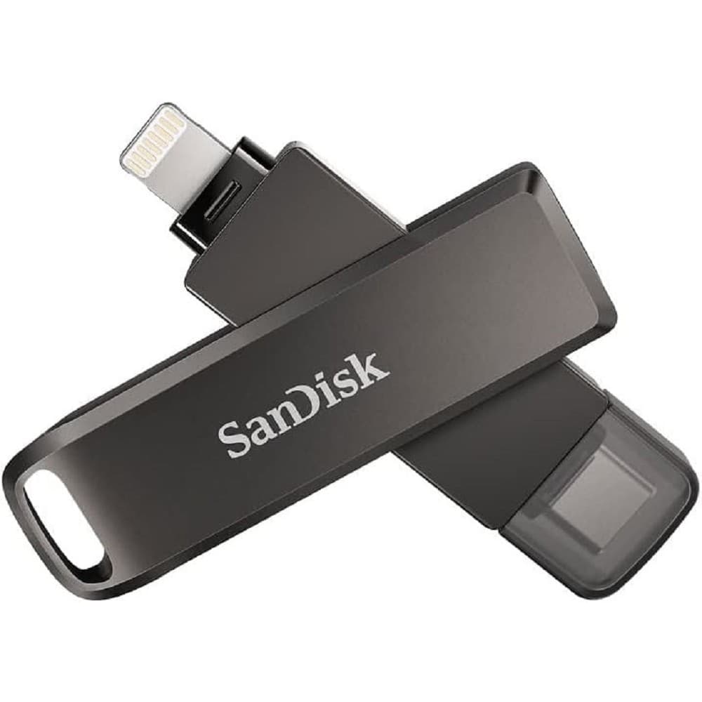 SanDisk USB Drive 64GB iXpand Luxe Type-C/Lightning