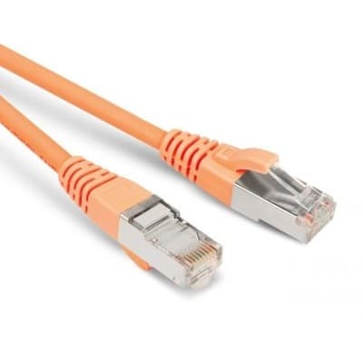 Hyperline PC-LPM-STP-RJ45-RJ45-C5e-1M-LSZH-OR Патч-корд F/UTP, экранированный, Cat.5е, LSZH, 1 м, оранжевый